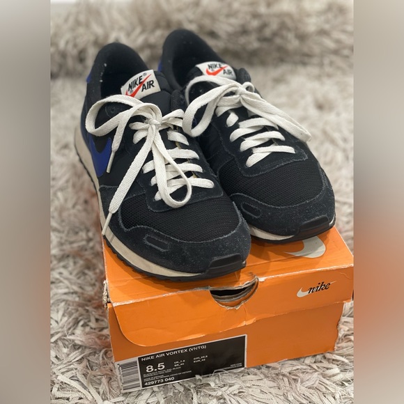 NIKE AIR VORTEX (VNTG) - men’s size 8.5 - color: black/old royal - Picture 4 of 5